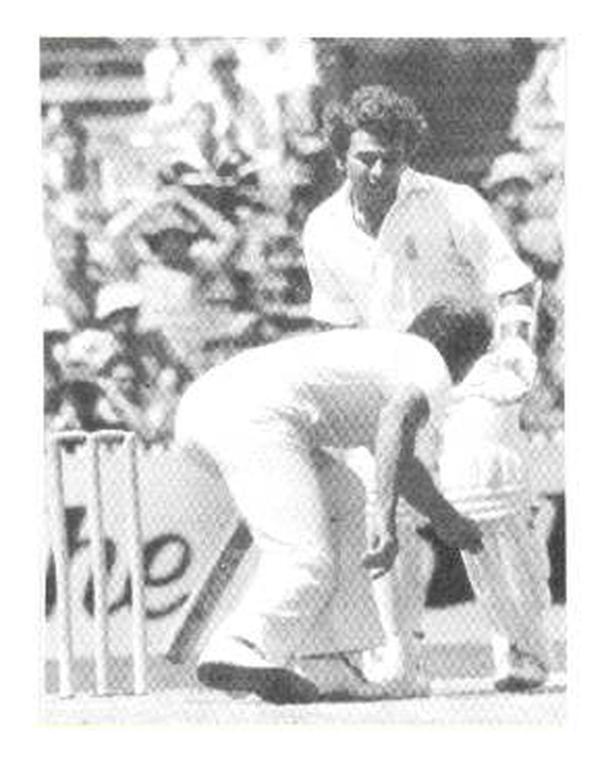 Sunil Gavaskar, not satisfied with leg-before decision, stormed off with his opening partner Chauhan. 