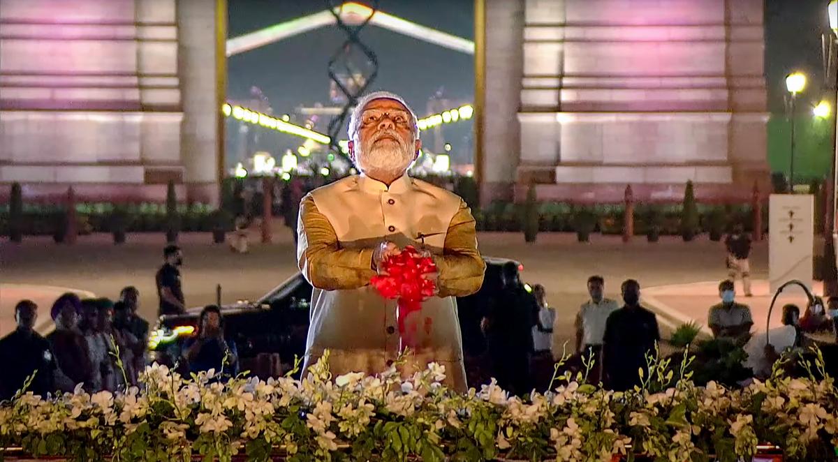 PM Modi inaugurates Kartavya Path, unveils Netaji statue at India Gate