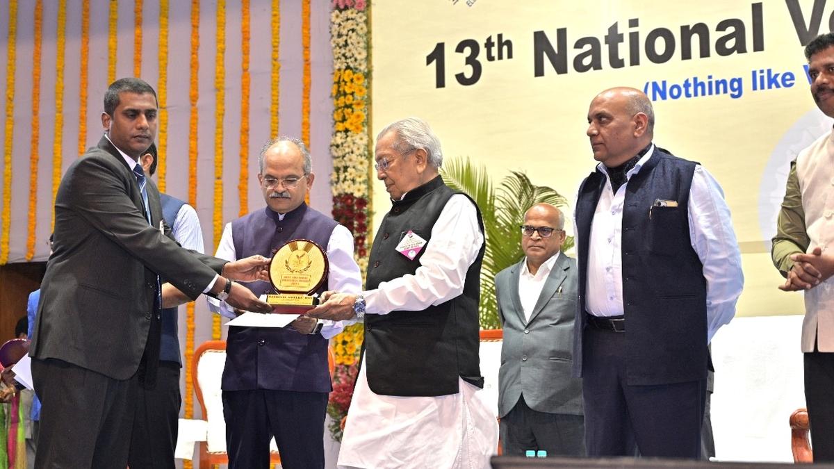 Andhra Pradesh: Chittoor Collector receives Best Election Officer Award