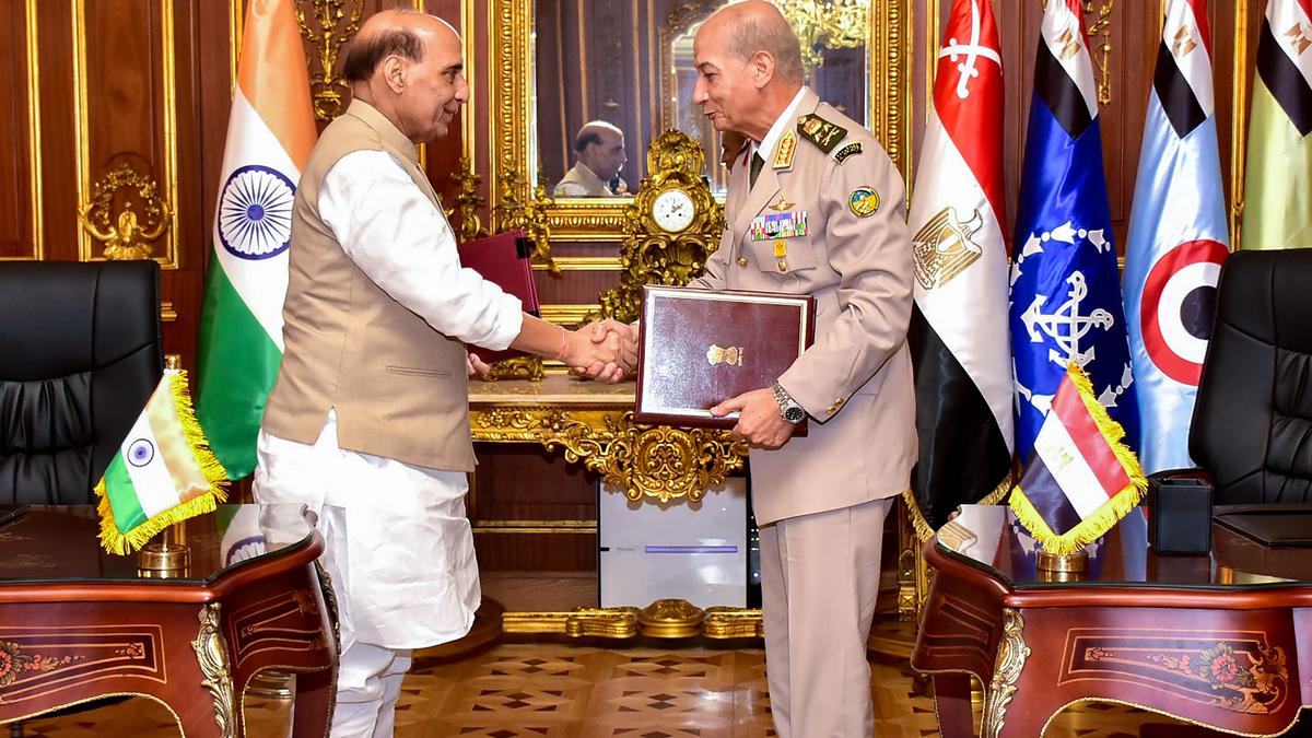 India, Egypt sign MoU to further defence cooperation