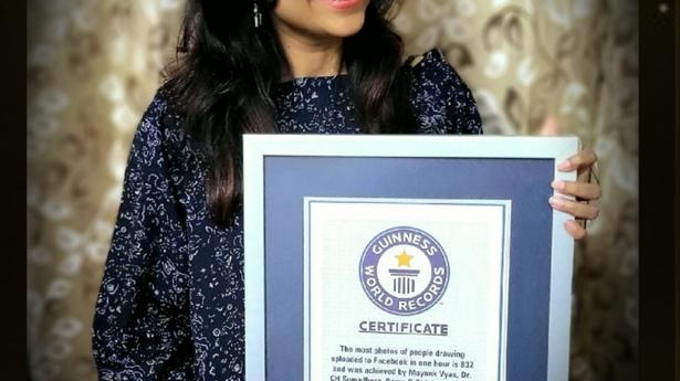 Dr Sumadhura of Hyderabad-based SimSum Arts on the Guinness World Records title