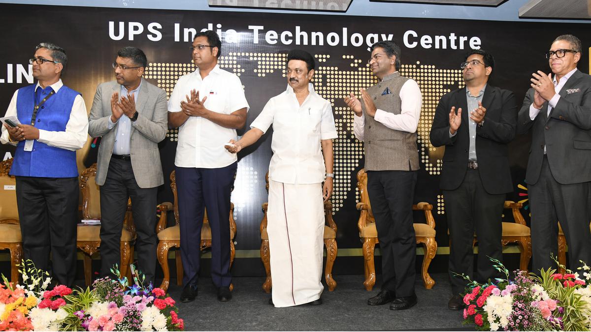 T.N. CM Stalin inaugurates UPS technology centre in Chennai