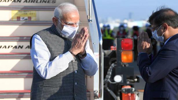 PM Modi arrives in Japan to attend former premier Abe&#039;s state funeral
