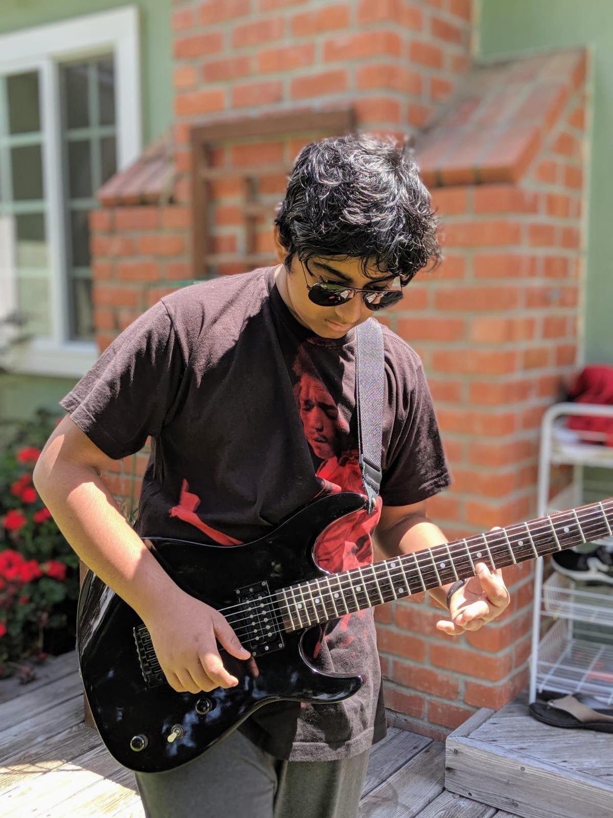 Guitarist Amithav Gautam