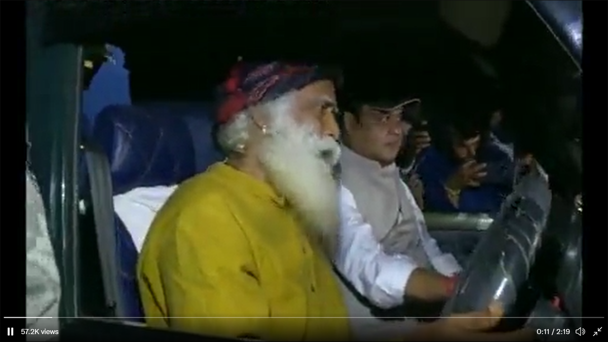 Controversy over Assam CM,Sadhguru’s night safari in Kaziranga National Park