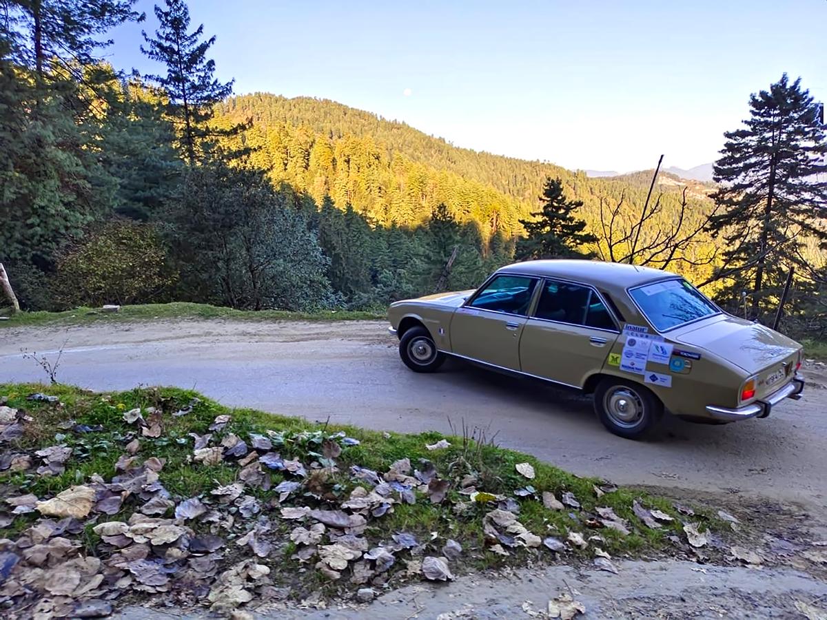 During the Classic Himalayan  Drive.