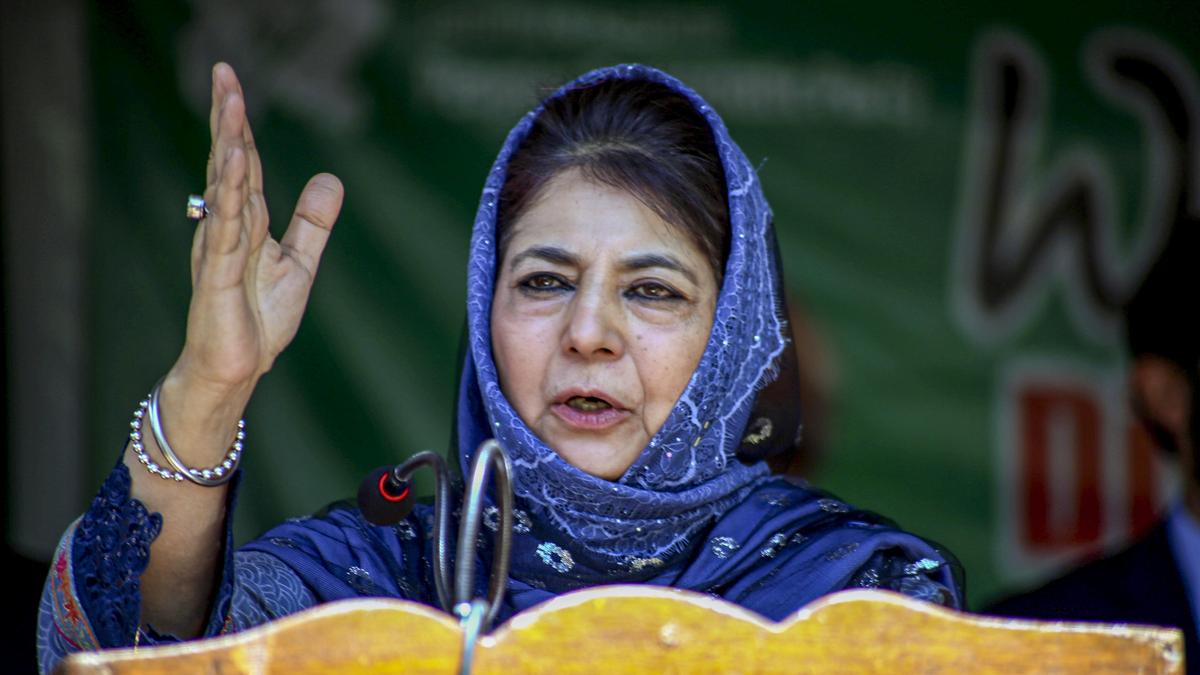 Flagrant injustice to underprivileged: Mehbooba on government action against Shopian school