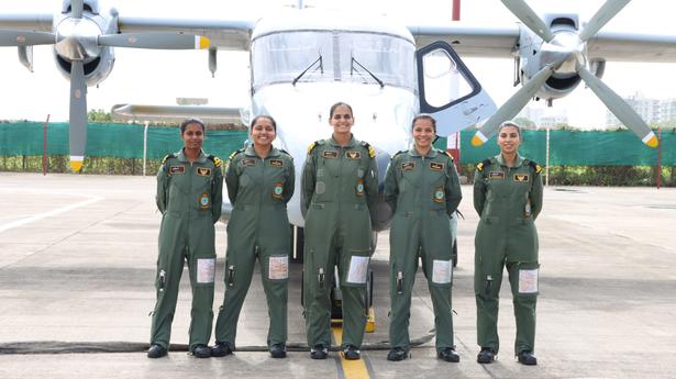 Navy's all-women crew completes maritime reconnaissance, surveillance mission in North Arabian Sea
