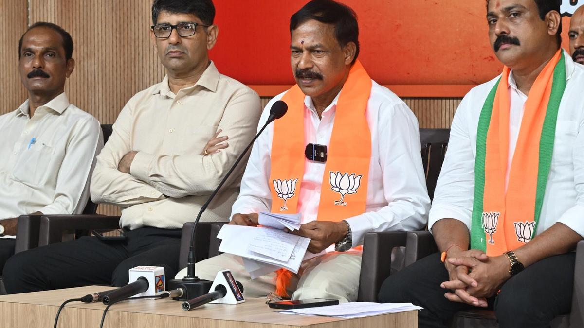 Congress government is not concerned about people’s problems, says Dakshina Kannada district BJP president