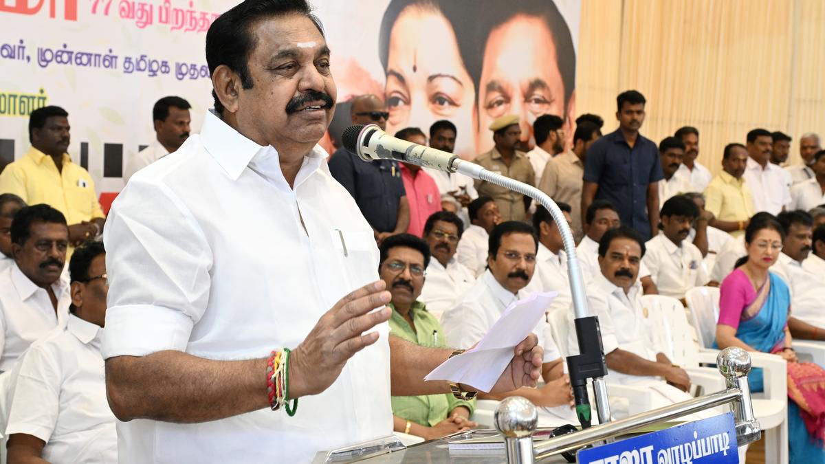 AIADMK will take part in Stalin’s all-party meeting on delimitation: Palaniswami