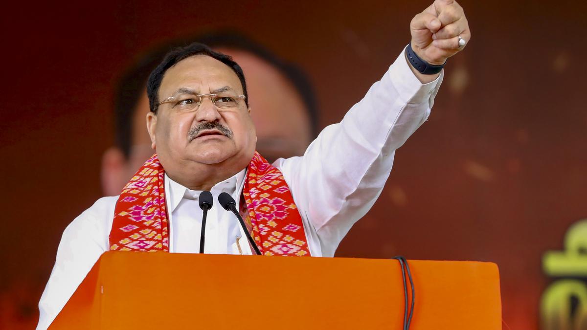While others have become parties of families, in BJP the party is family, says J.P. Nadda