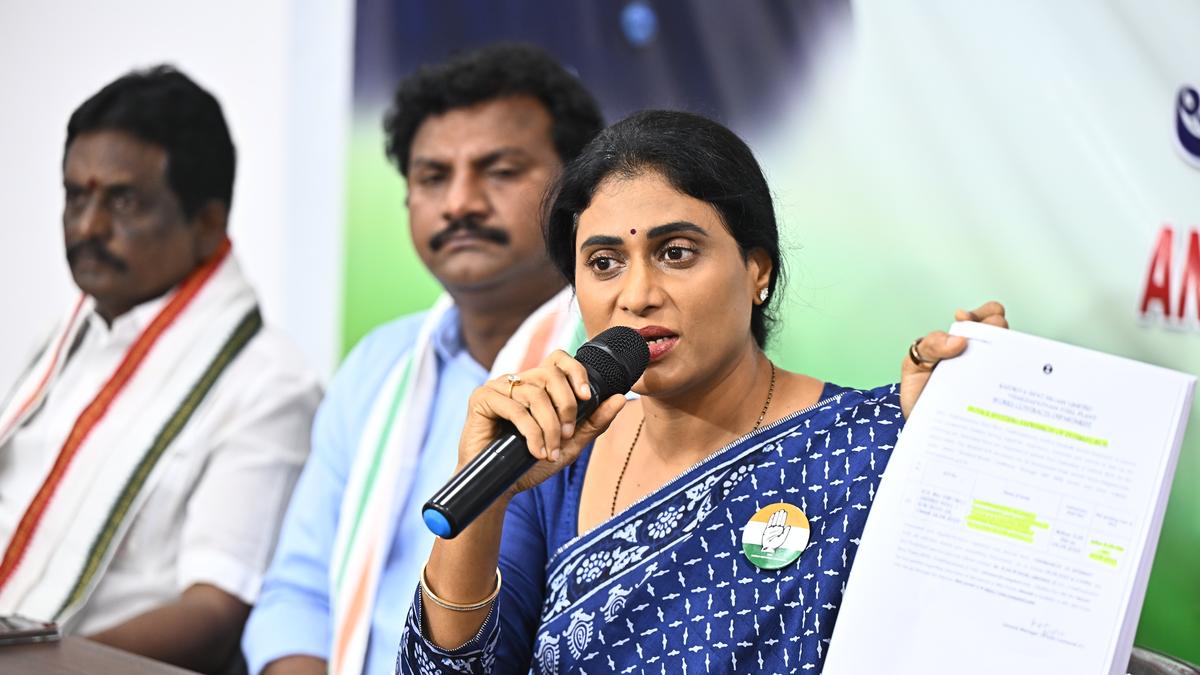 Sharmila accuses TDP-JSP-BJP combine of crippling Vizag Steel Plant
