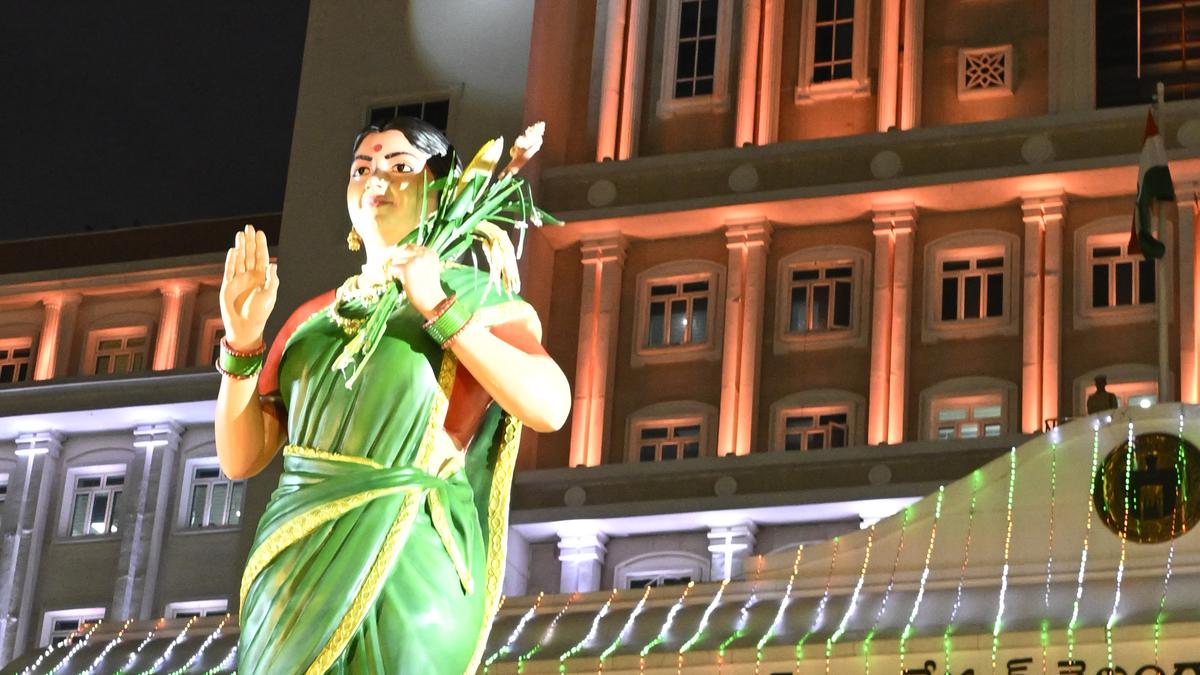 Chief Minister Revanth Reddy unveils Telangana Talli statue, accuses BRS government of neglecting people’s aspirations