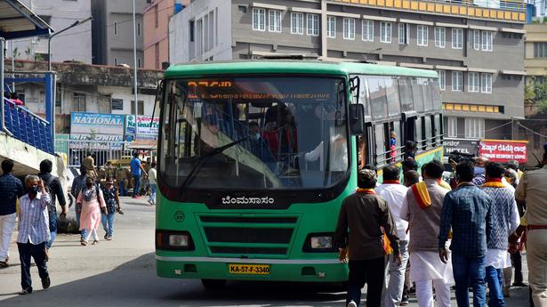 Newspaper vendor dies after KSRTC bus hit him in Shivamogga