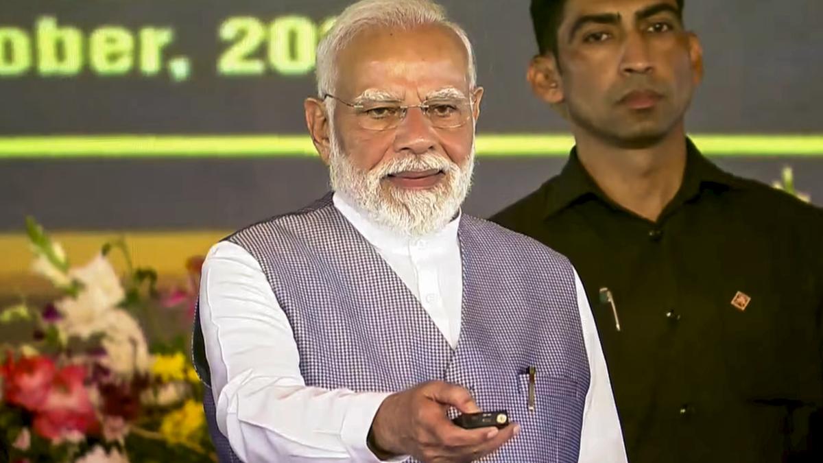Prime Minister Modi inaugurates Indian Oil’s LPG bottling plant in Chittoor