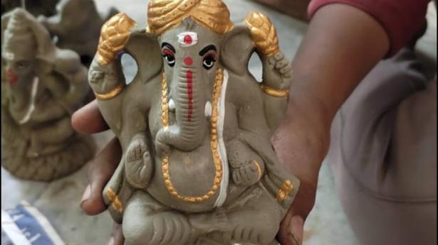 Eco-friendly Ganeshas reinforce the green message