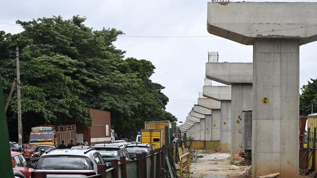 Bengaluru’s Yelahanka flyover work drags on while residents wonder about its purpose