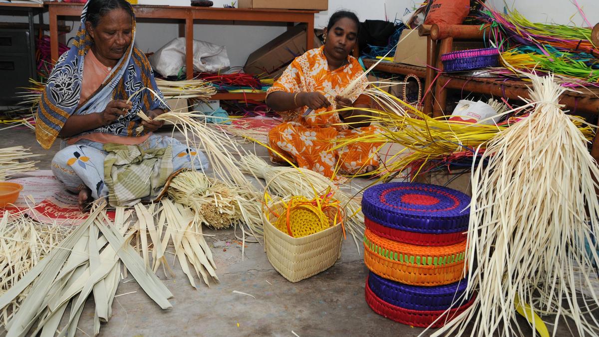 Honour for artisan whose deft hands weave magic out of palm leaves 