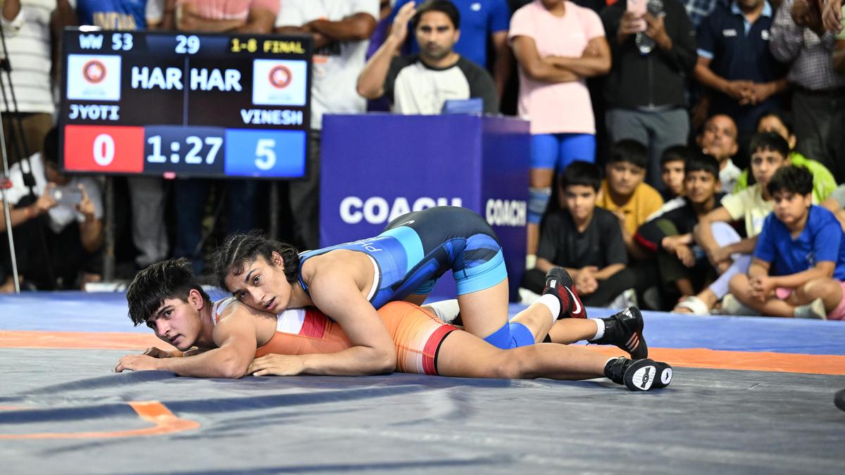 Wrestling trials | Vinesh’s comeback dreams end, loses in trials for Asian Games