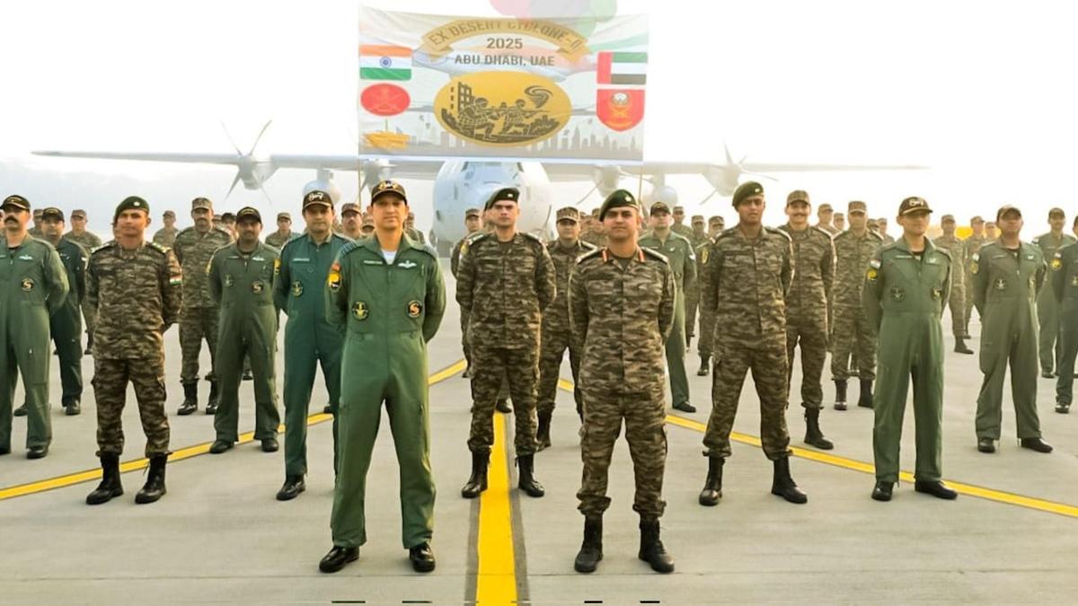 Indian Army contingent leaves for India-U.A.E. joint exercise Desert Cyclone II