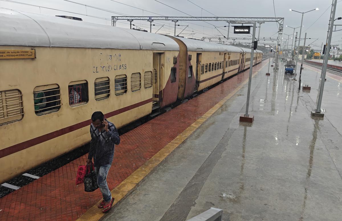 The construction of rooftop is still in progress at Cherlapalli terminal in Hyderabad though the modernised station was inaugurated by Prime Minister Narendra Modi virtually in January 2025. The construction of rooftop is still in progress at Cherlapalli terminal in Hyderabad though the modernised station was inaugurated by Prime Minister Narendra Modi virtually in January 2025.