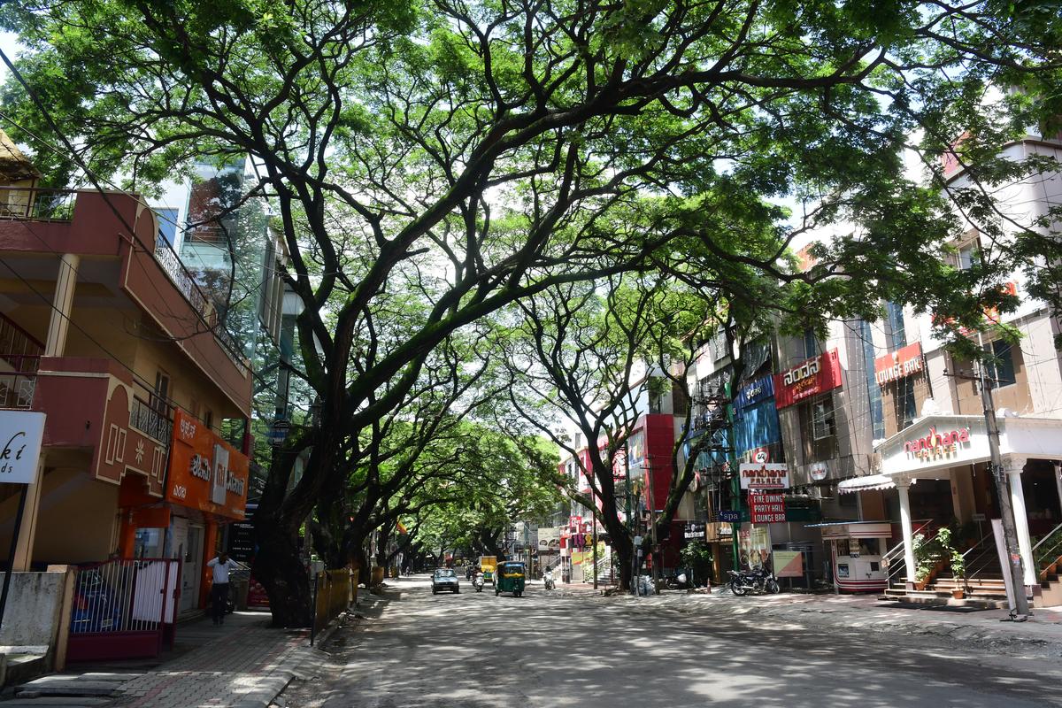 New BEL Road in Bengaluru. 