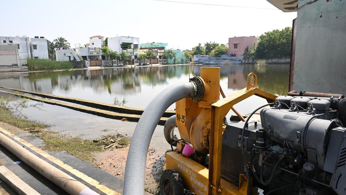 Water stagnation continues in several parts of Thoothukudi city