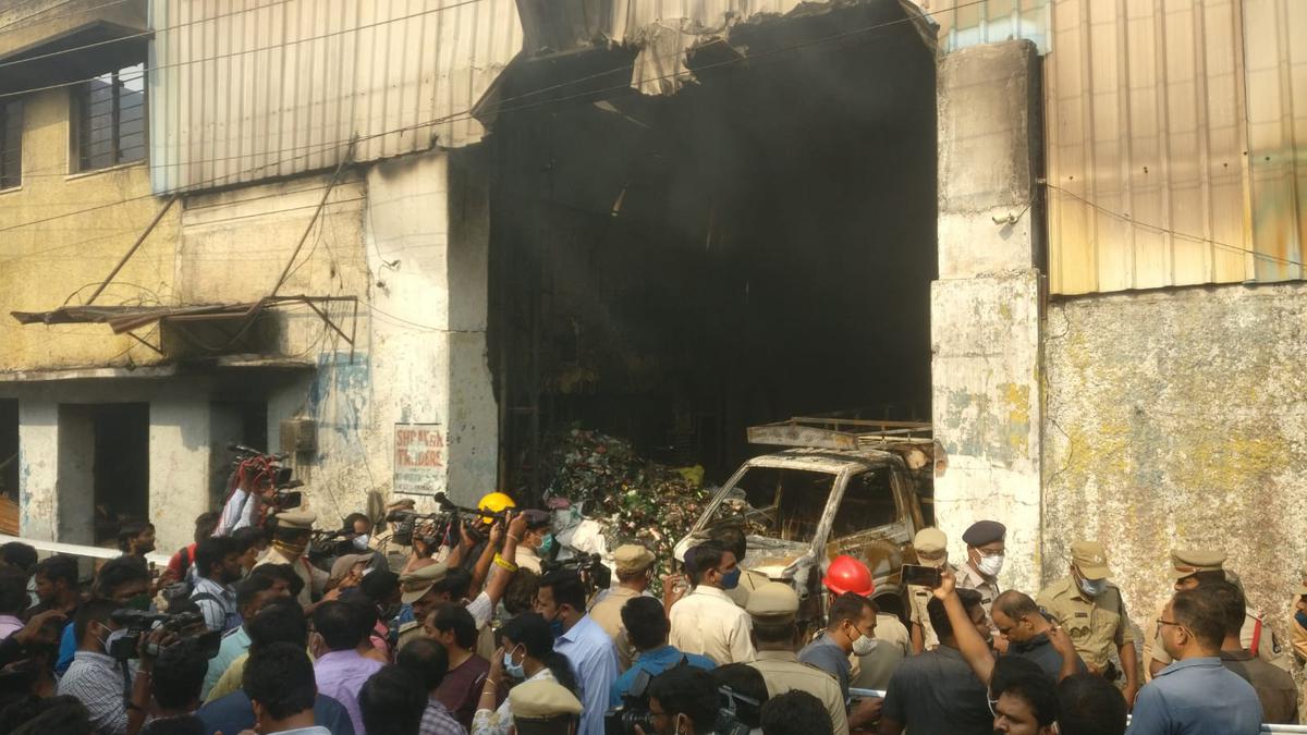 11 migrant workers dead in Hyderabad godown fire