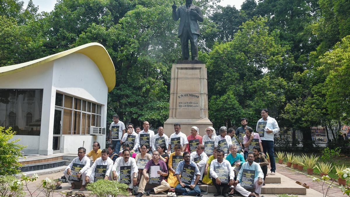 Trinamool MLAs hold protest in West Bengal Assembly over hawker eviction and torture against party workers