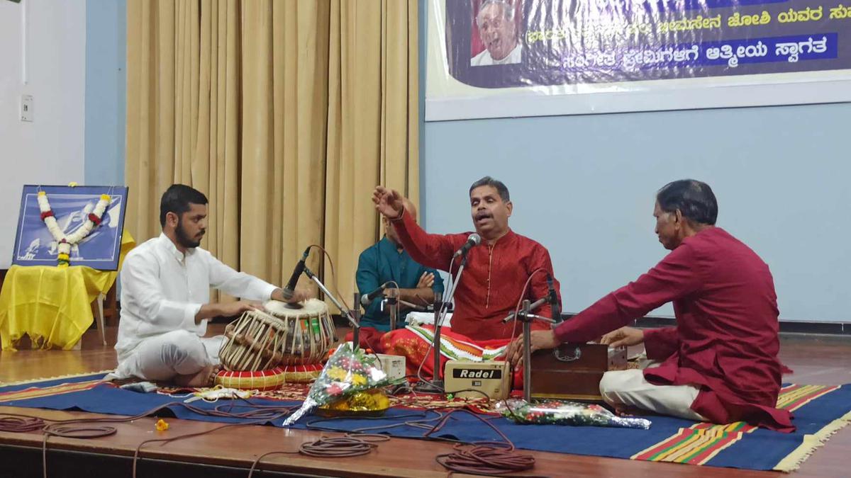 Remembering harmonium player Krishnarao Hungund The Hindu