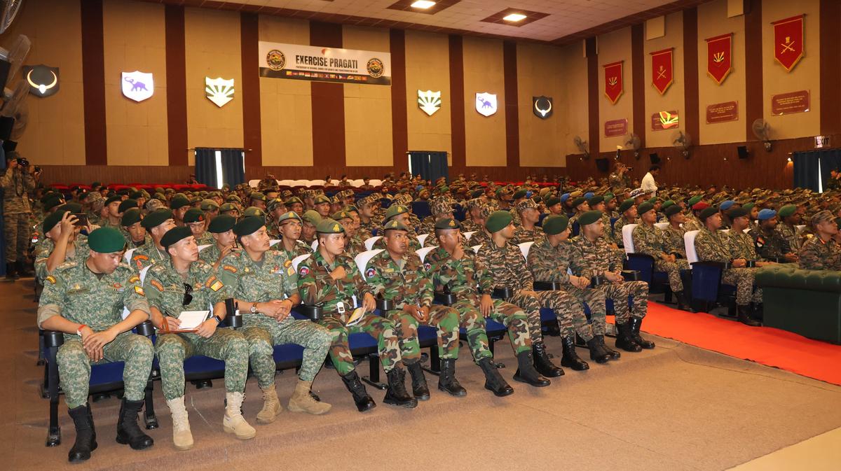 Joint military exercise of 13 nations begins in Meghalaya, focus on counter- terrorism operations - The Hindu