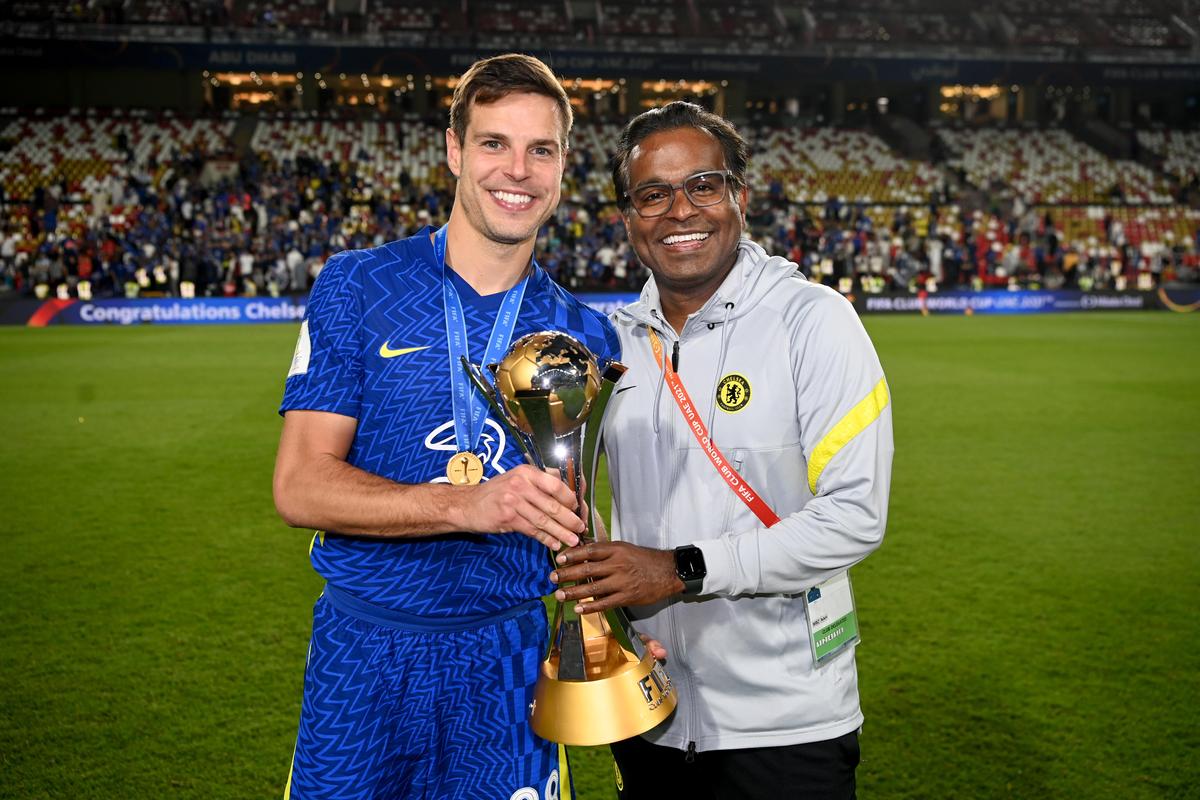 ABU DHABI, UNITED ARAB EMIRATES - FEBRUARY 12:  of Chelsea during the FIFA Club World Cup UAE 2021 Final match between Chelsea v Palmeiras at Mohammed Bin Zayed Stadium on February 12, 2022 in Abu Dhabi, United Arab Emirates. (Photo by Darren Walsh/Chelsea FC via Getty Images) 20WK