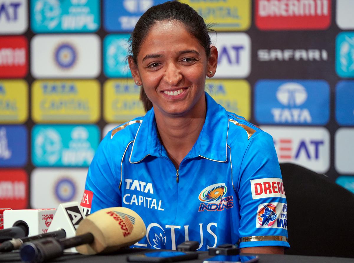 Winning smile: Harmanpreet is happy that the Mumbai Indians line-up is loaded with all-rounders.