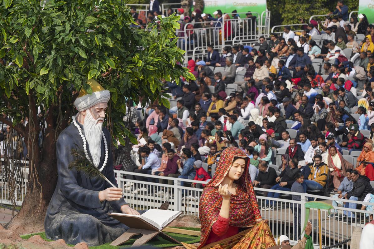 Tableau of Punjab on display. Tableau of Punjab on display.