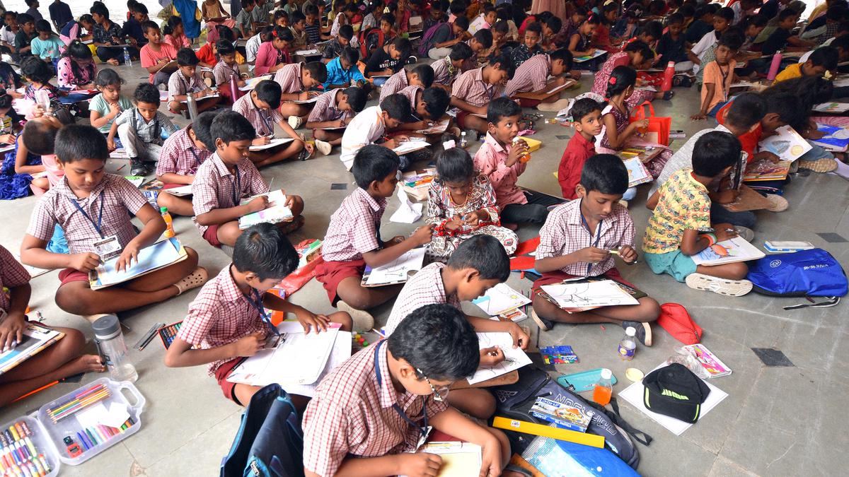 A drawing competition to promote scientific temper among school students