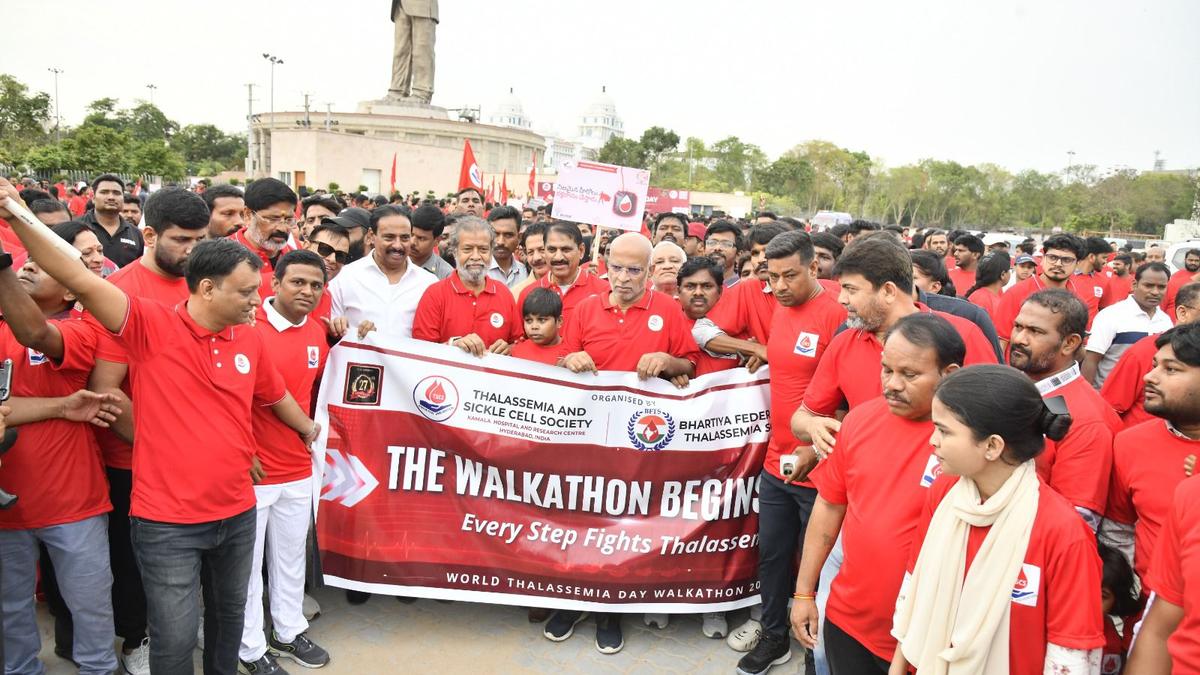 Thalassemia awareness walk organised on Necklace Road