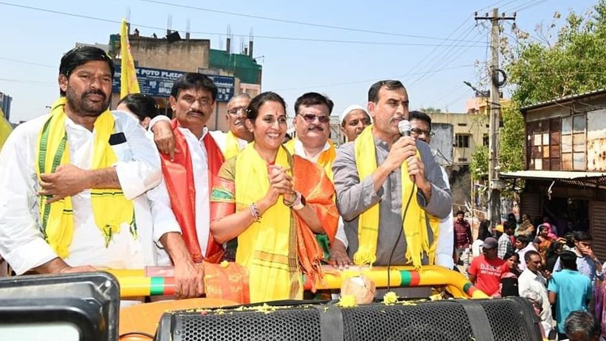 TDP candidate Madhavi Reddy files nomination for Kadapa Assembly seat, releases mini manifesto