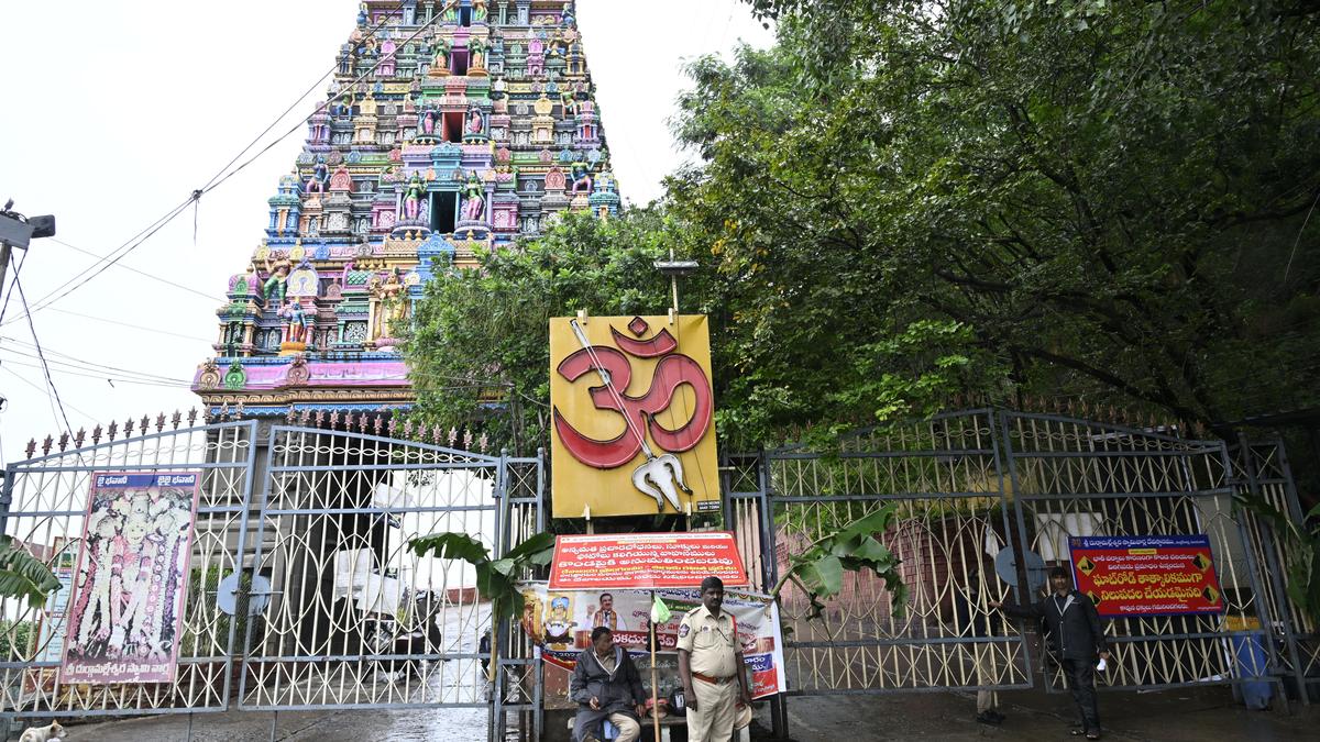 Ghat road leading to Kanaka Durga temple shut due to incessant rains