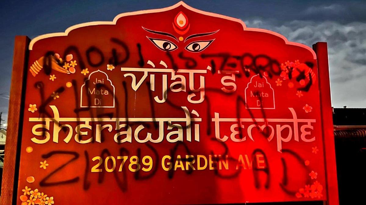 Hindu Temple defaced with pro-Khalistan graffiti in California's Hayward