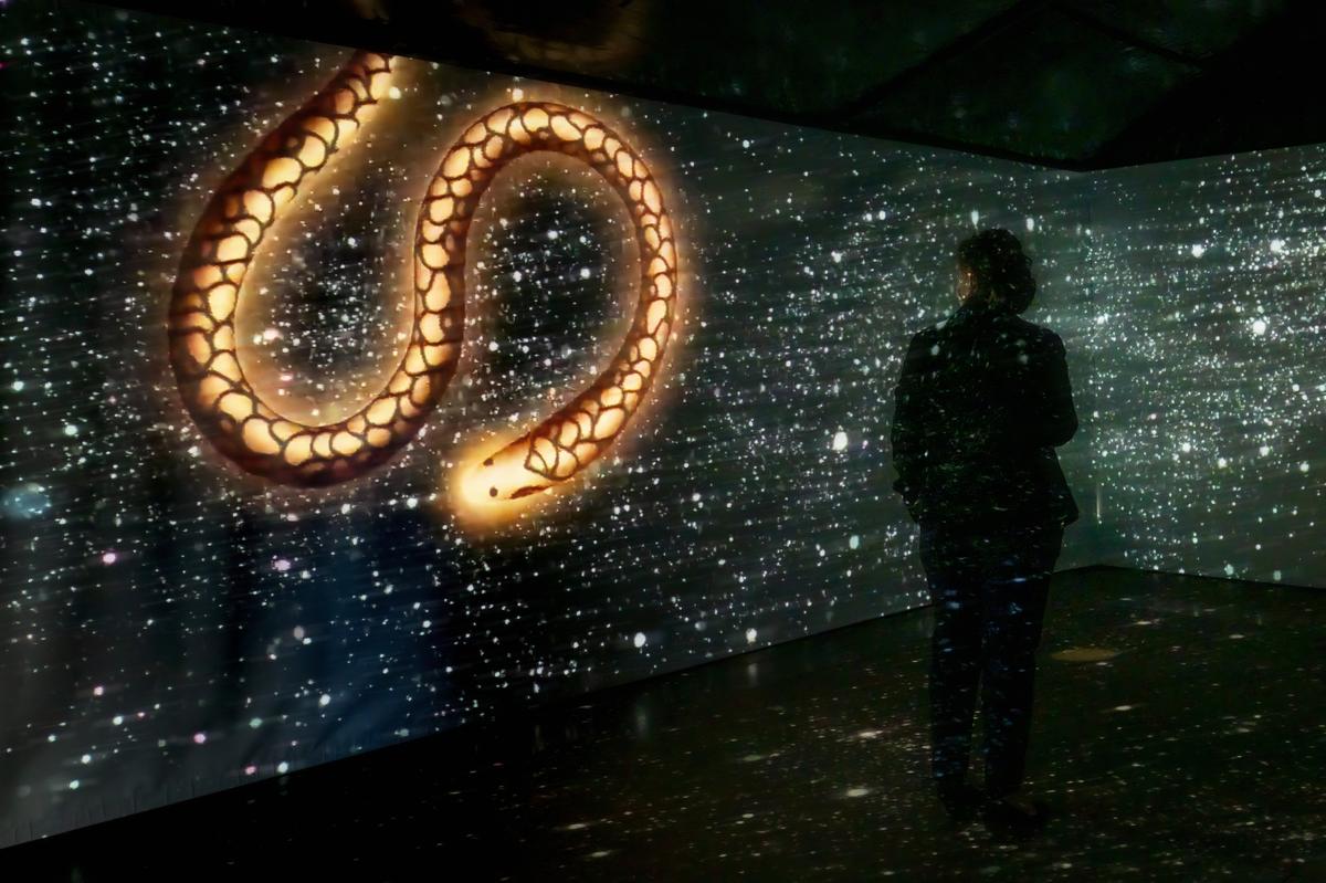 Inside Walking through a Songline’s travelling marquee