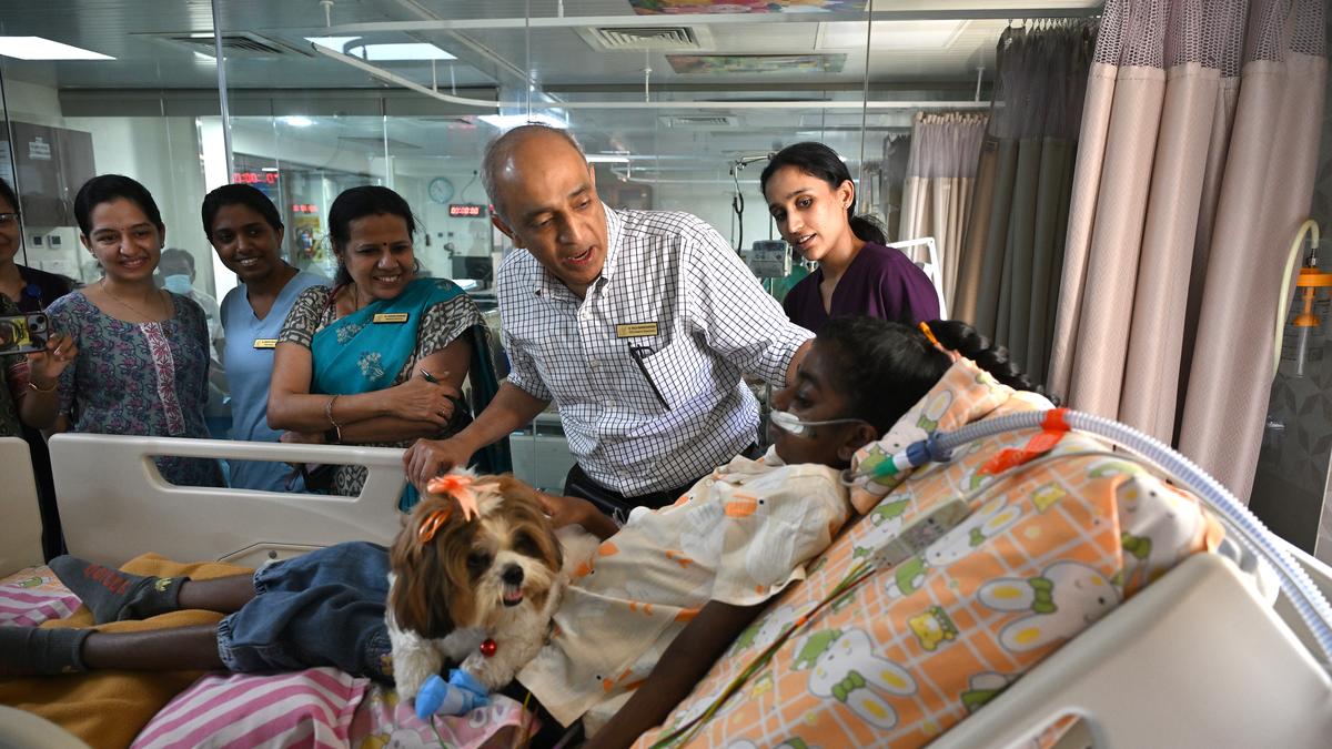 Kanchi Kamakoti CHILDS Trust Hospital introduces pet therapy in paediatric ICU 