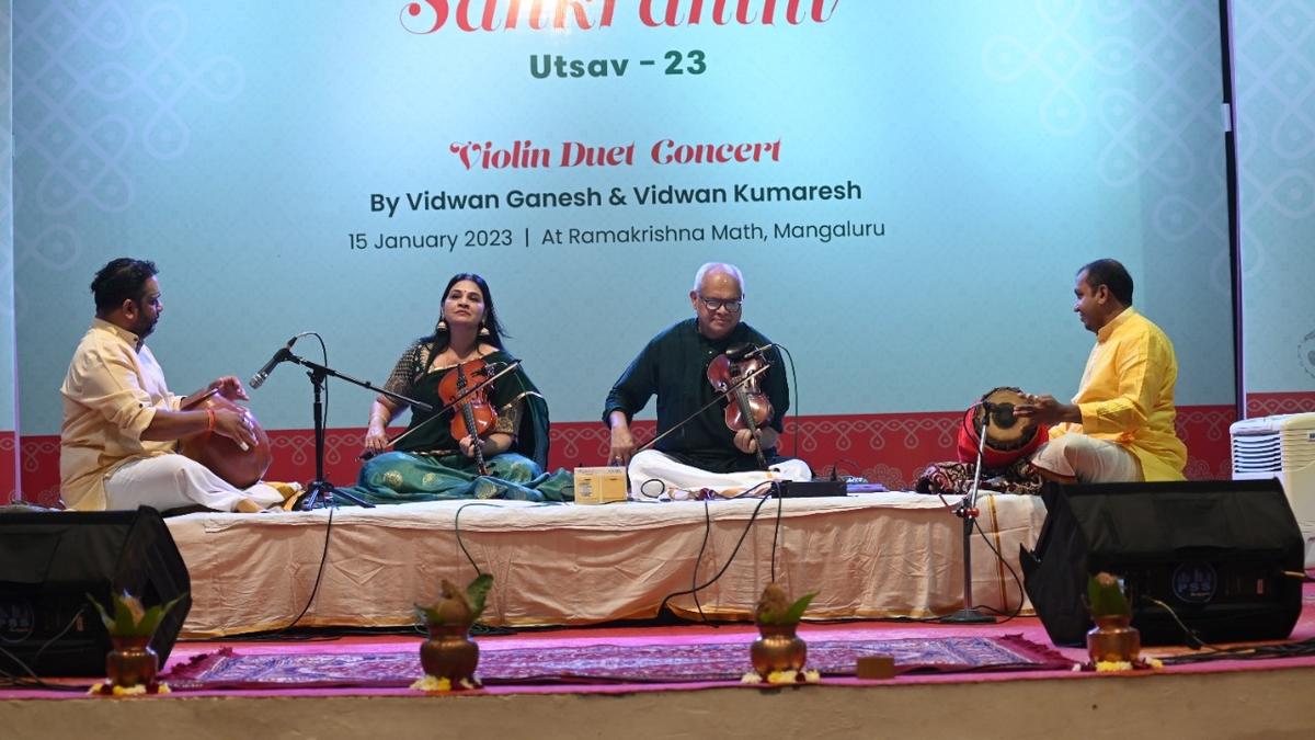 Lalgudi Jayaraman’s disciples enthral audience at Ramakrishna Mutt
