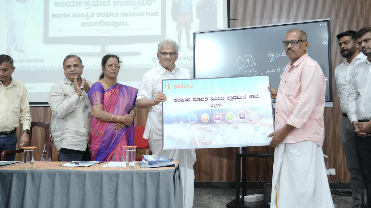 When government schools in rural areas become strong, villages grow stronger, D. Veerendra Heggade