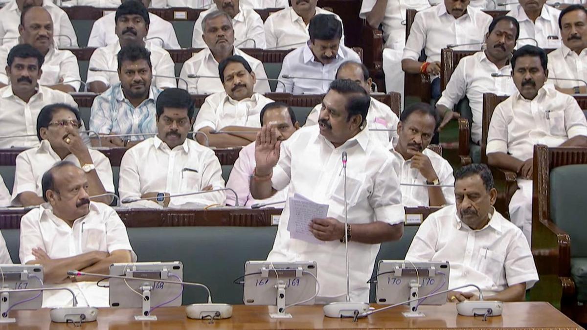 AIADMK legislature party splits vertically during trust vote in T.N. Assembly; 25 voted in favour of TVK govt., 22 voted against