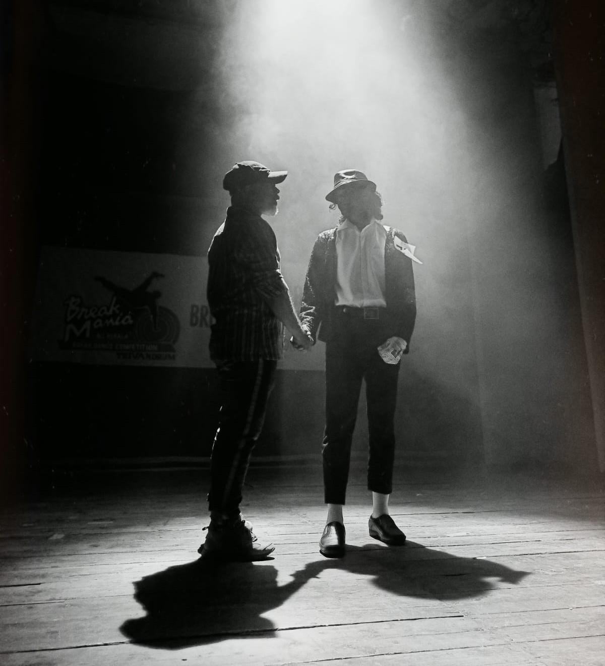Choreographer Sreejith P during the rehearsal session of Moonwalk Choreographer Sreejith P during the rehearsal session of Moonwalk