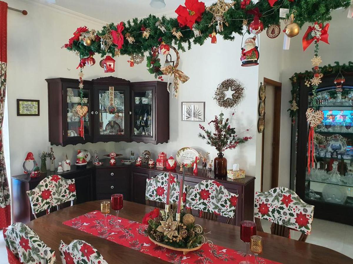 Christmas decorations at Sunu Mathew’s home in Thiruvananthapuram.