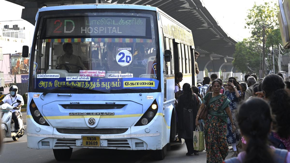 Activists fear reduction in low-floor bus services in Coimbatore may affect students and workers