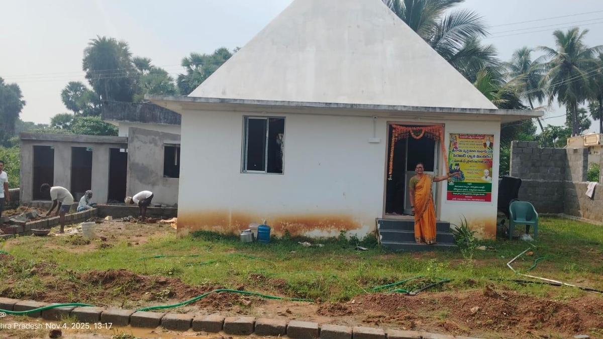Elderly woman build meditation centre in Vizianagaram