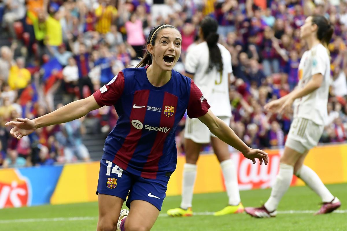 Barcelona’s Aitana Bonmati won FIFA best women’s player of the year. File