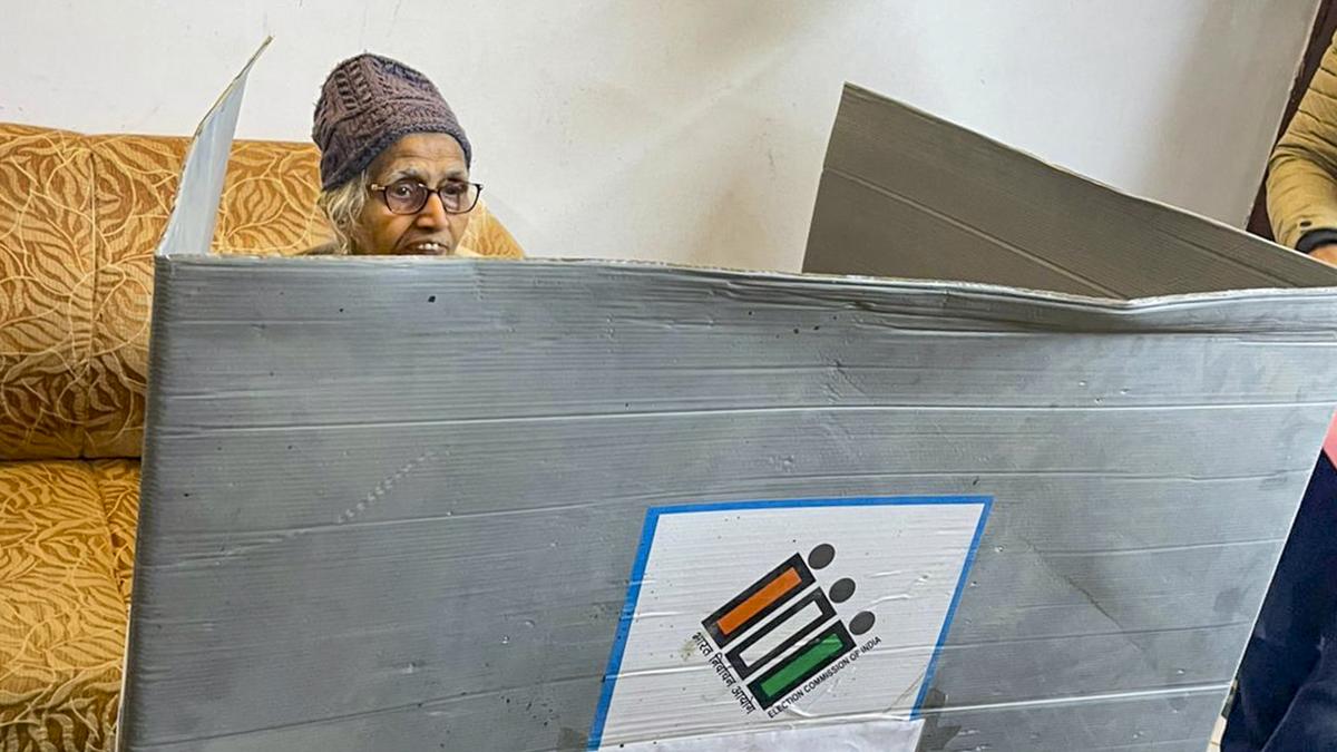 Delhi Assembly elections 2025: Home voting begins for senior citizens, disabled